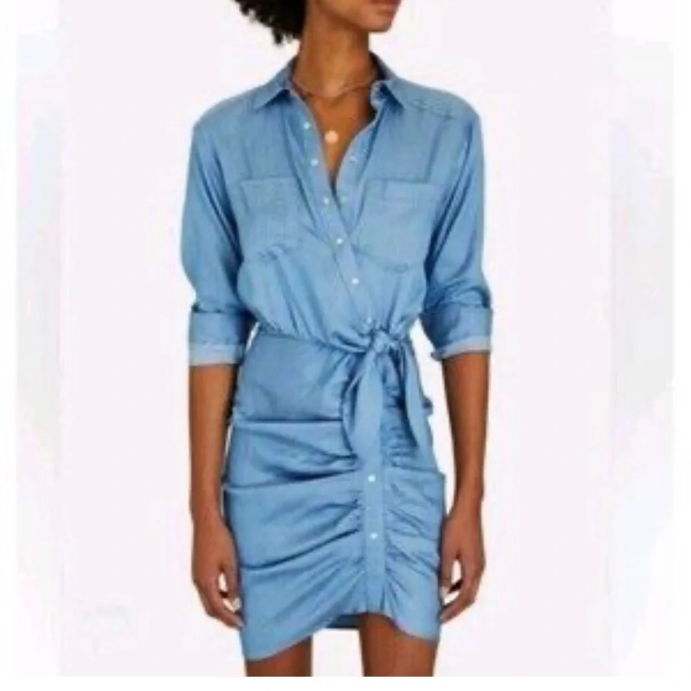 Veronica Beard Sierra Chambray Mini Dress NWT - Picture 1 of 6
